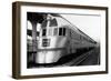 The Zepher - Stainless Steel Streamlined Train-Lantern Press-Framed Art Print