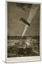 The Zeppelin Bombardment of Antwerp on August 24 1914 in Defiance of the Hague Convention, 1914-19-null-Mounted Giclee Print