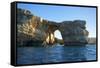 The Zerka or Azure Window at Dwejra Park on Gozo, Malta-Richard Wright-Framed Stretched Canvas