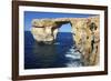 The Zerka or Azure Window at Dwejra Park on Gozo, Malta-Richard Wright-Framed Photographic Print