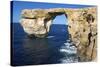 The Zerka or Azure Window at Dwejra Park on Gozo, Malta-Richard Wright-Stretched Canvas