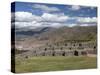 The Zig-Zag Fortress of Sacsayhuaman, with Cuzco in the Background, Cuzco, Peru, South America-Richard Maschmeyer-Stretched Canvas