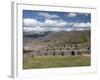 The Zig-Zag Fortress of Sacsayhuaman, with Cuzco in the Background, Cuzco, Peru, South America-Richard Maschmeyer-Framed Photographic Print