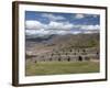 The Zig-Zag Fortress of Sacsayhuaman, with Cuzco in the Background, Cuzco, Peru, South America-Richard Maschmeyer-Framed Photographic Print