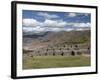 The Zig-Zag Fortress of Sacsayhuaman, with Cuzco in the Background, Cuzco, Peru, South America-Richard Maschmeyer-Framed Photographic Print