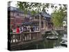 The Zigzag Bridge of Nine Turnings, Yu Yuan (Yuyuan) Bazaar, Shanghai, China, Asia-Amanda Hall-Stretched Canvas