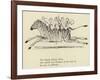 The Zigzag Zealous Zebra-Edward Lear-Framed Giclee Print