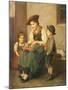 The Zither Player-Franz Von Defregger-Mounted Giclee Print