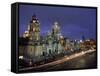 The Zocalo, Mexico City, Mexico-Walter Bibikow-Framed Stretched Canvas