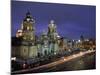 The Zocalo, Mexico City, Mexico-Walter Bibikow-Mounted Photographic Print