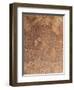 The Zodiac of Dendarah, from the Ceiling of a Small Chapel (Naos) at the Temple of Hathor-null-Framed Giclee Print