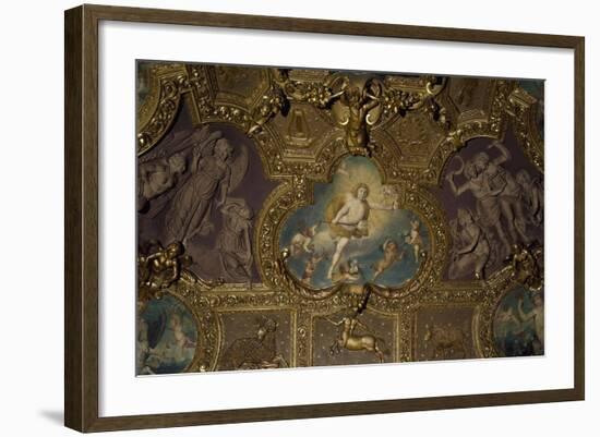 The Zodiac Room in Valentino Castle, Savoy Residence, Turin, Italy, 16th Century-null-Framed Giclee Print