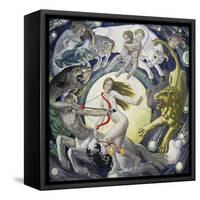 The Zodiac-Ernest Procter-Framed Stretched Canvas