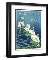 The Zoo 002-Vintage Lavoie-Framed Premium Giclee Print