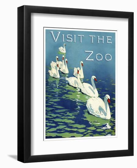 The Zoo 002-Vintage Lavoie-Framed Premium Giclee Print