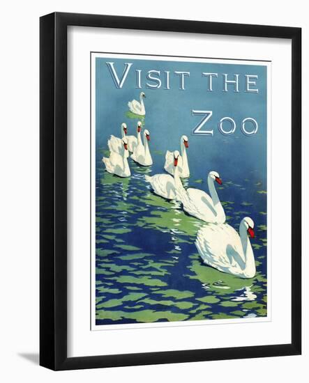 The Zoo 002-Vintage Lavoie-Framed Giclee Print