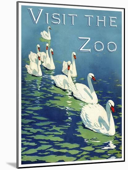 The Zoo 002-Vintage Lavoie-Mounted Giclee Print