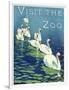 The Zoo 002-Vintage Lavoie-Framed Premium Giclee Print