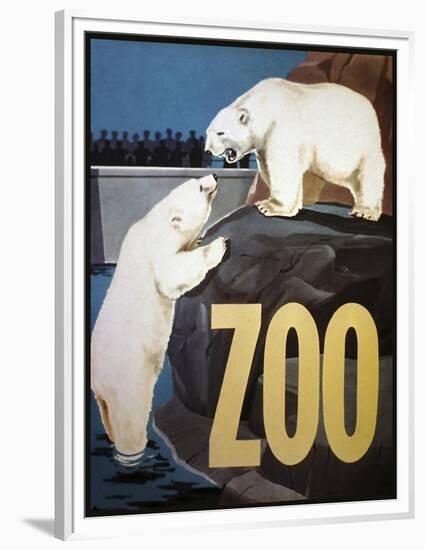 The Zoo 003-Vintage Lavoie-Framed Premium Giclee Print