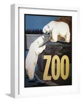 The Zoo 003-Vintage Lavoie-Framed Giclee Print