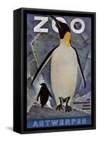 The Zoo 009-Vintage Lavoie-Framed Stretched Canvas
