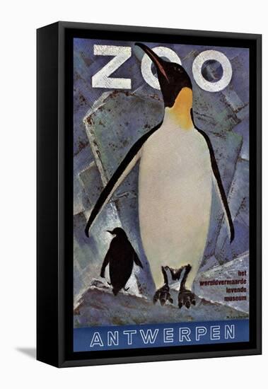 The Zoo 009-Vintage Lavoie-Framed Stretched Canvas