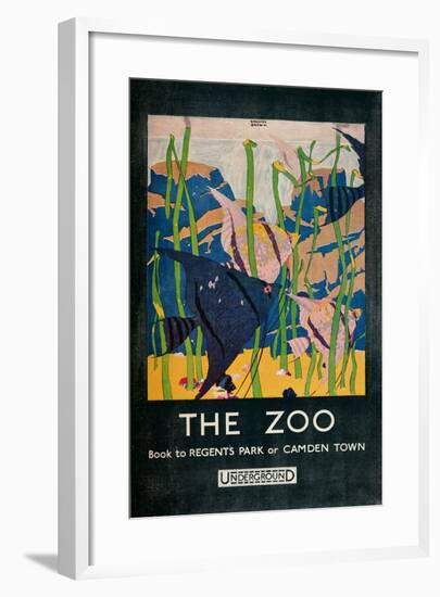 'The Zoo', 1924-Gregory Brown-Framed Giclee Print