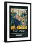 'The Zoo', 1924-Gregory Brown-Framed Giclee Print