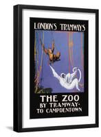 The Zoo Monkeys-null-Framed Art Print