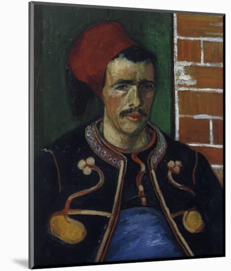The Zouave, Bust-Vincent van Gogh-Mounted Art Print