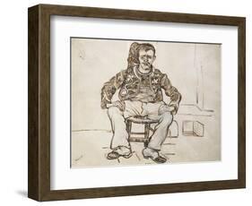 The Zouave, Seated, 1888-Mary Cassatt-Framed Giclee Print