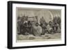 The Zulu War, Ambassadors from King Cetewayo to Sue for Peace-Richard Caton Woodville II-Framed Giclee Print