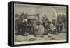 The Zulu War, Ambassadors from King Cetewayo to Sue for Peace-Richard Caton Woodville II-Framed Stretched Canvas