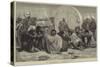 The Zulu War, Ambassadors from King Cetewayo to Sue for Peace-Richard Caton Woodville II-Stretched Canvas