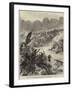 The Zulu War, Attack on an Escort of the 80th Regiment at the Intombi River-null-Framed Giclee Print
