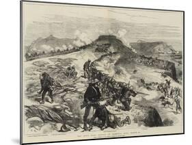 The Zulu War, Battle of Kambula Hill, 29 March-null-Mounted Giclee Print
