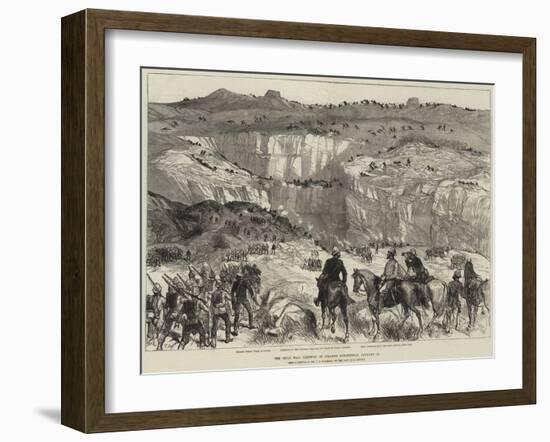 The Zulu War, Capture of Sirayo's Stronghold, 12 January-null-Framed Giclee Print