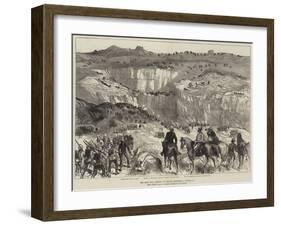 The Zulu War, Capture of Sirayo's Stronghold, 12 January-null-Framed Giclee Print