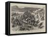 The Zulu War, Charge of the Seventeenth Lancers at the Battle of Ulundi-Godefroy Durand-Framed Stretched Canvas