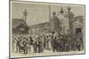 The Zulu War, Departure of the Royal Marines from Portsmouth, Outside the Dockyard-null-Mounted Giclee Print