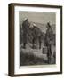 The Zulu War, Garrison of Fort Pearson, on the Lower Tugela, at Gatling Gun Practice-William Heysham Overend-Framed Giclee Print