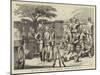 The Zulu War, in Laager at Greytown, Awaiting the Zulu Impi-null-Mounted Giclee Print