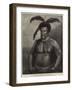 The Zulu War in South Africa, Cetewayo, the Zulu King-William Heysham Overend-Framed Giclee Print