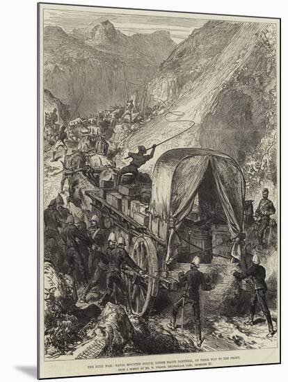 The Zulu War, Natal Mounted Police, under Major Dartnell, on their Way to the Front-null-Mounted Giclee Print