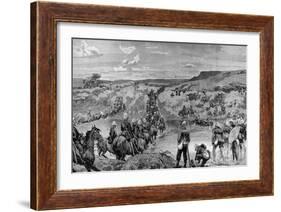 The Zulu War, on the March to Ulundi-null-Framed Art Print