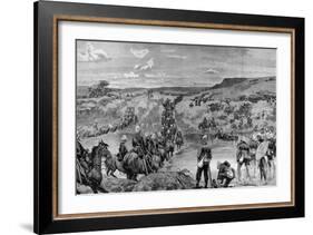 The Zulu War, on the March to Ulundi-null-Framed Art Print