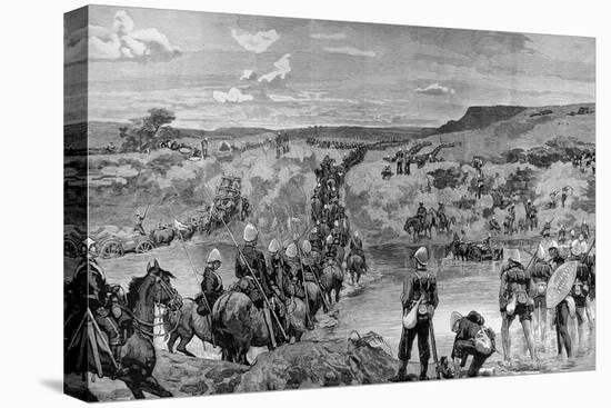 The Zulu War, on the March to Ulundi-null-Stretched Canvas