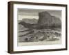 The Zulu War, Scene of the Battle of Isandula, with Lord Chelmsford's Advancing Column-null-Framed Giclee Print