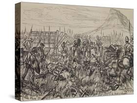 The Zulu War: the Field of Isandlwana Revisited, 1879-Melton Prior-Stretched Canvas