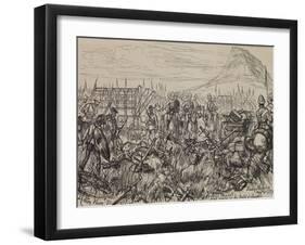 The Zulu War: the Field of Isandlwana Revisited, 1879-Melton Prior-Framed Giclee Print